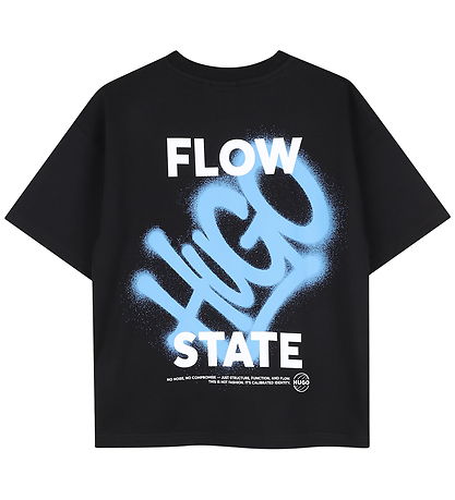 HUGO T-shirt - Sort m. Print