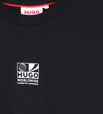 HUGO T-shirt - Sort m. Print