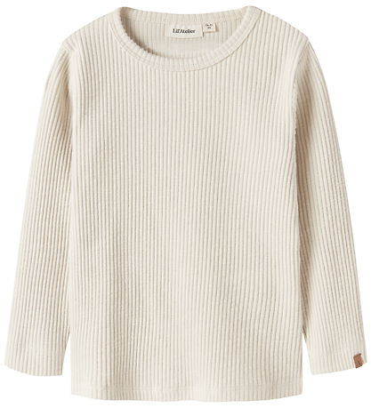 Lil' Atelier Bluse - Rib - NmmRajo - Turtledove