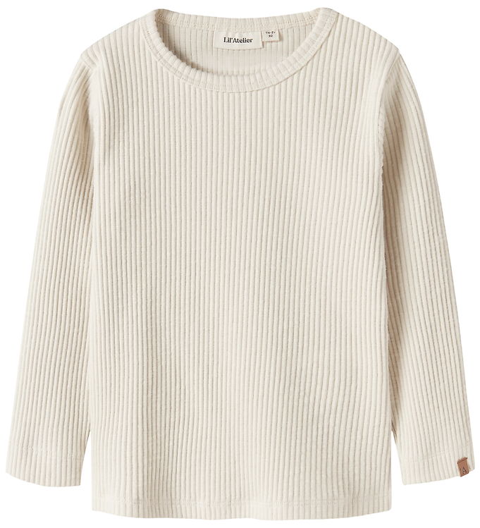 Lil' Atelier Bluse - Rib - NmmRajo - Turtledove