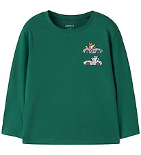 Name It Bluse - NmmVagno - Loose - Evergreen/Cars