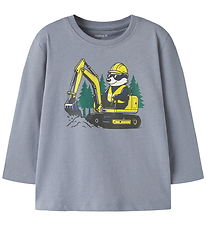 Name It Bluse - NmmVagno - Loose - Tradewinds/Excavator Badger