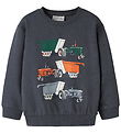 Name It Sweatshirt - NmmVimo - AOP - Ombre Blue/Tractors