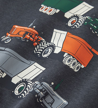 Name It Sweatshirt - NmmVimo - AOP - Ombre Blue/Tractors