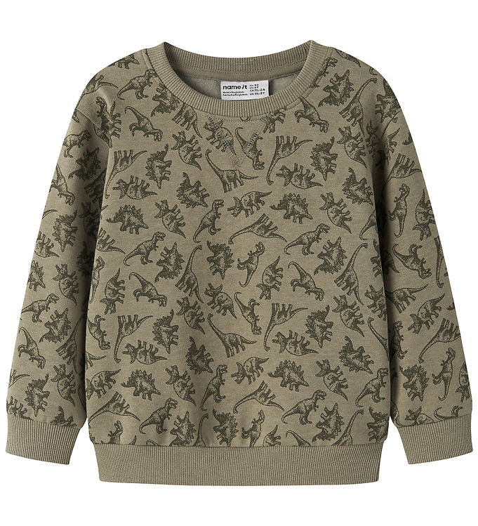 Name It Sweatshirt - NmmVimo - AOP - Mermaid/Dino