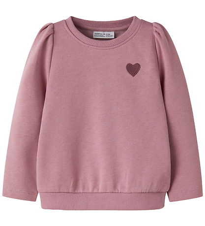 Name It Sweatshirt - NmfVima - Lilas/Heart Embroidery