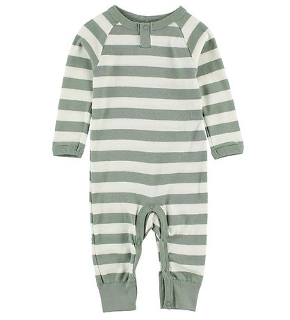 Katvig Jumpsuit - White/Dusty Green Striped Katvig Jumpsuit - White/Dusty Green Striped