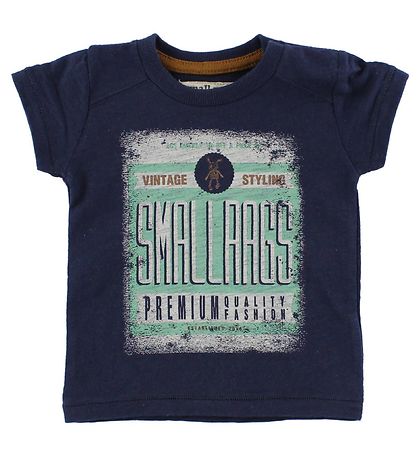 Small Rags T-Shirt - Navy m. Print Small Rags T-Shirt - Navy m. Print
