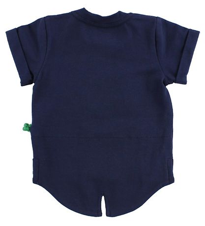 Freds World T-shirt - Navy w. Ship Girl Freds World T-shirt - Navy w. Ship Girl
