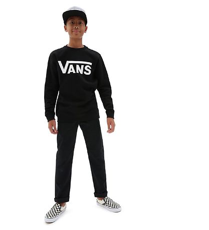 Vans Sweatshirt - Sort m. Logo Vans Sweatshirt - Sort m. Logo