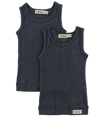 MarMar Onderhemden - 2-pack - Navy MarMar Onderhemden - 2-pack - Navy