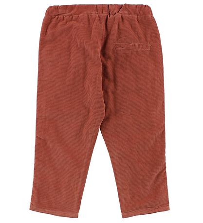 Pantalon en Velours Côtelé Mini A Ture - Rouge Cendré Pantalon en Velours Côtelé Mini A Ture - Rouge Cendré