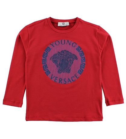 Young Versace Bluse - Rød m. Logo Young Versace Bluse - Rød m. Logo