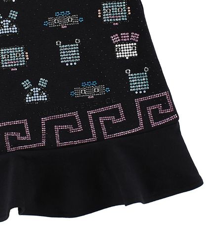 Young Versace Dress - Sweat - Navy w. Rhinestone Young Versace Dress - Sweat - Navy w. Rhinestone