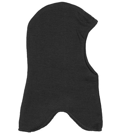 Racing Kids Balaklava - Ull/Bomull - Dubbel - Svart Racing Kids Balaklava - Ull/Bomull - Dubbel - Svart