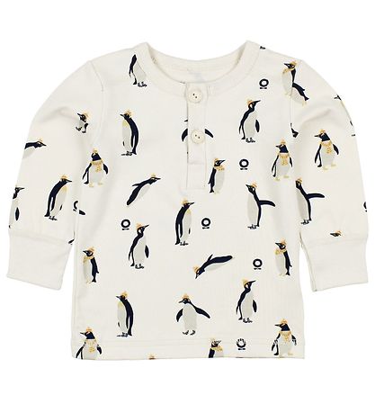 Katvig Blouse - Ivory w. Penguins Katvig Blouse - Ivory w. Penguins
