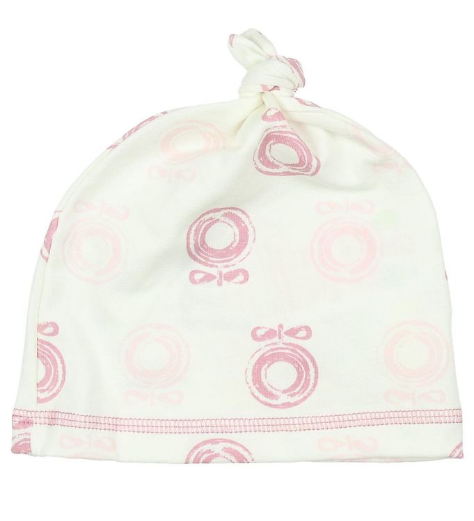 Katvig Hue - Creme/Rosa m. Æbler