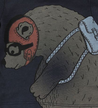 En Fant Bluse - Navy m. Bjørn