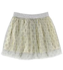 En Fant Tulle Skirt - Cream/Grey w. Glitter En Fant Tulle Skirt - Cream/Grey w. Glitter