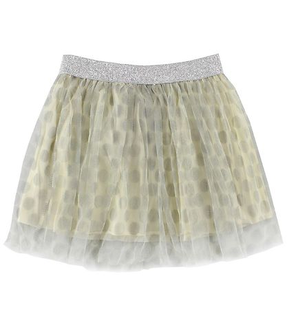 En Fant Tulle Skirt - Cream/Grey w. Glitter En Fant Tulle Skirt - Cream/Grey w. Glitter