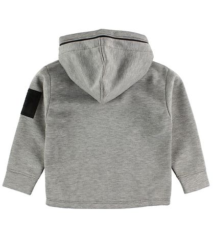 Young Versace Hoodie - Grey Melange w. Yellow Pattern Young Versace Hoodie - Grey Melange w. Yellow Pattern