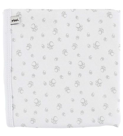 Couvertures Pippi - 70x70 - 2 Pack - Blanc/Marron Clair av. Ours Couvertures Pippi - 70x70 - 2 Pack - Blanc/Marron Clair av. Ours