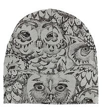 Soft Gallery Muts - Muts - Grijs m. Uilen Soft Gallery Muts - Muts - Grijs m. Uilen