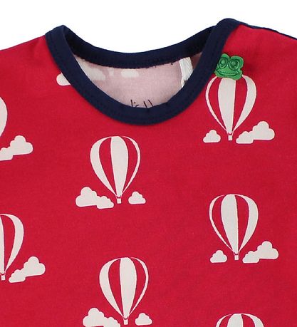 Freds World Blouse - Red w. Air Balloons