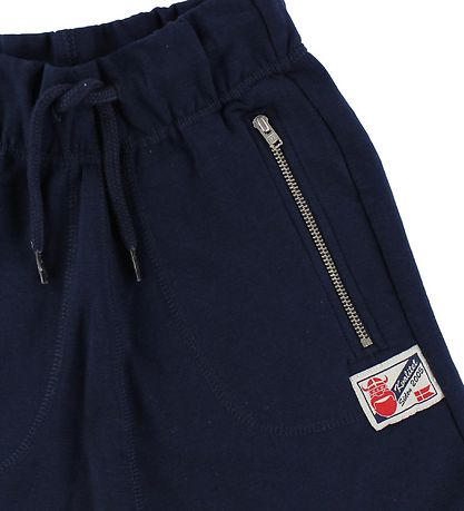 Danefæ Sweatpants - Navy Melange Danefæ Sweatpants - Navy Melange