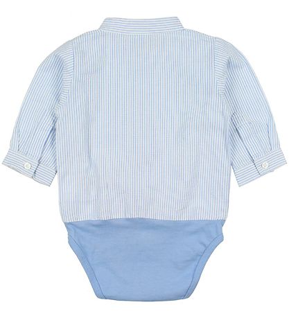 Body chemise m/l Hust and Claire - Bleu à Rayures Body chemise m/l Hust and Claire - Bleu à Rayures