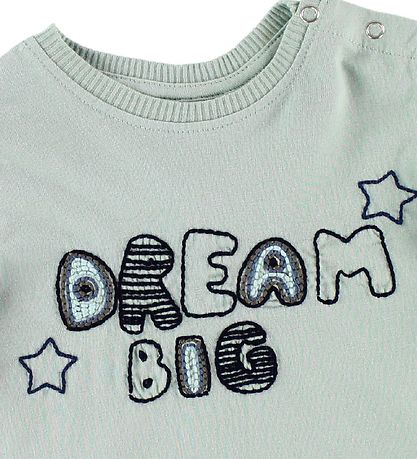 Noa Noa miniature T-shirt - Støvet Blå Noa Noa miniature T-shirt - Støvet Blå