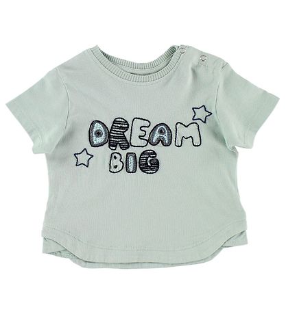 Noa Noa miniature T-shirt - Støvet Blå Noa Noa miniature T-shirt - Støvet Blå