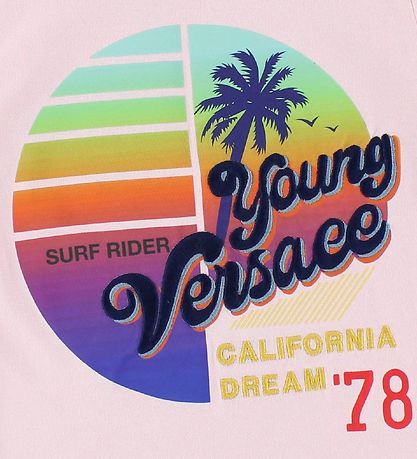 Young Versace T-shirt - Rosa m. Print Young Versace T-shirt - Rosa m. Print
