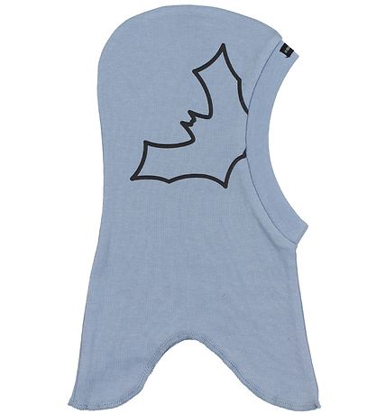 Racing Kids Balaclava - 1-lag - Lyseblå m. Flaggermus