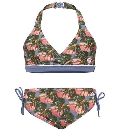 Hummel Bikini - UV50+ - HMLCalico - Blauw m. Print Hummel Bikini - UV50+ - HMLCalico - Blauw m. Print