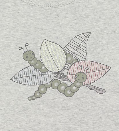 T-Shirt Fixoni - Gris Chiné av. Imprimé T-Shirt Fixoni - Gris Chiné av. Imprimé