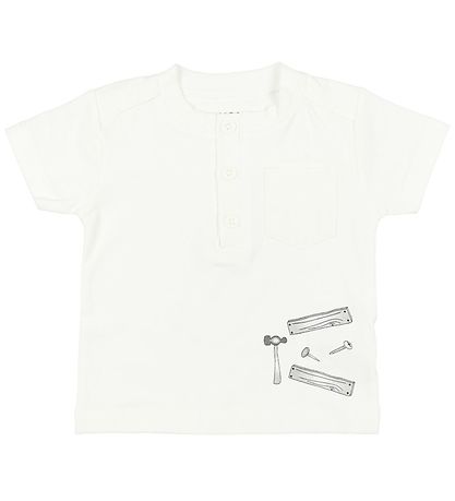 T-Shirt Fixoni - Crème av. Imprimé T-Shirt Fixoni - Crème av. Imprimé