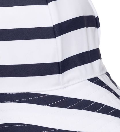 Petit Crabe Swim Hat - Frey - UV50 - White/Navy Striped Petit Crabe Swim Hat - Frey - UV50 - White/Navy Striped