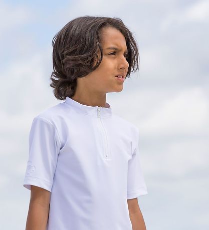 Petit Crabe Badebluse - Max - UV50+ - Hvid