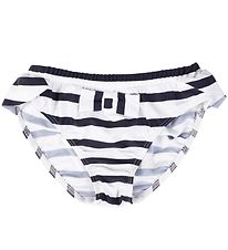Petit Crabe Bikinitrosor - Zoe - UV50+ - Vit/Marinblårandig Petit Crabe Bikinitrosor - Zoe - UV50+ - Vit/Marinblårandig