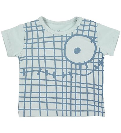 Small Rags T-shirt - Gavi - Blå m. Print