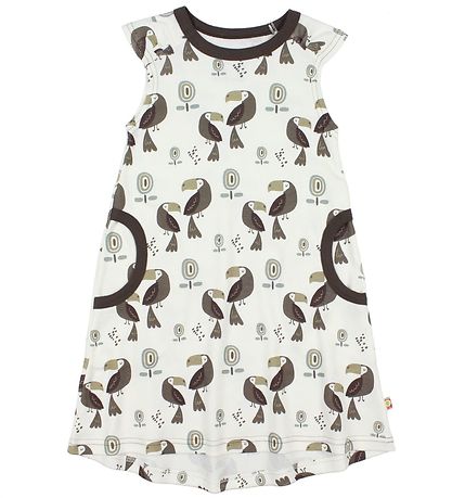 Robe Katvig - Crème/Marron av. Toucans Robe Katvig - Crème/Marron av. Toucans