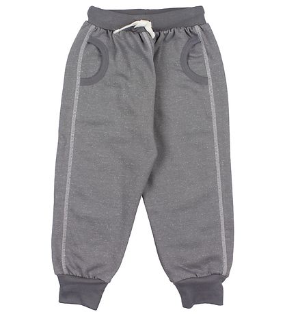 Katvig Sweatpants - Baggy - Mørk Gråmeleret