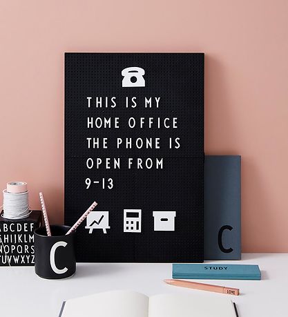 Design Letters Ikoner - Kontor - Hvid