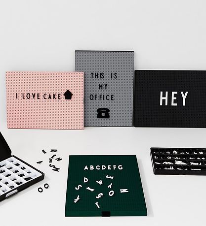 Design Letters Ikoner - Kontor - Sort