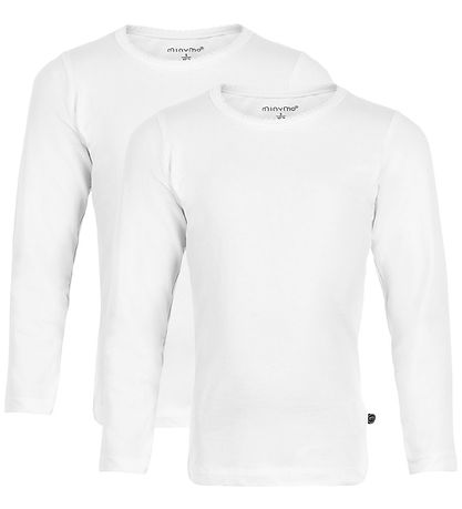 Minymo Blouse - 2-Pack - White Minymo Blouse - 2-Pack - White