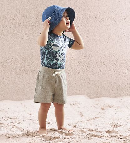 Hummel Shorts - HMLSebastian - Grey Melange Hummel Shorts - HMLSebastian - Grey Melange