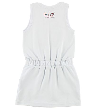 EA7 Kjole - Hvid m. Blomster EA7 Kjole - Hvid m. Blomster