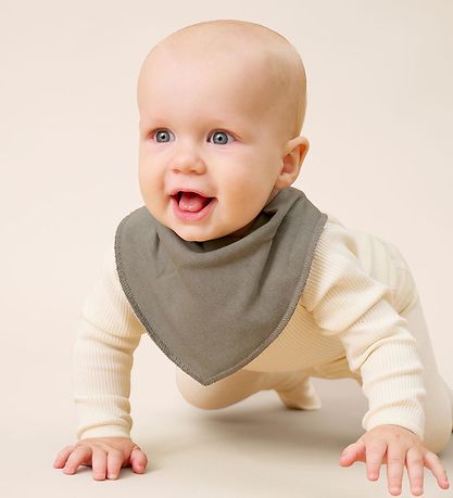 Pippi Baby Teething Bib - Pointy - Grey Pippi Baby Teething Bib - Pointy - Grey