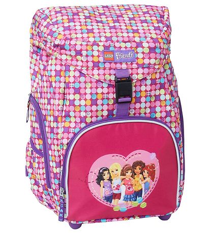LEGO® Skoletaskesæt - LWOutbag Deluxe - Friends - Confetti LEGO® Skoletaskesæt - LWOutbag Deluxe - Friends - Confetti